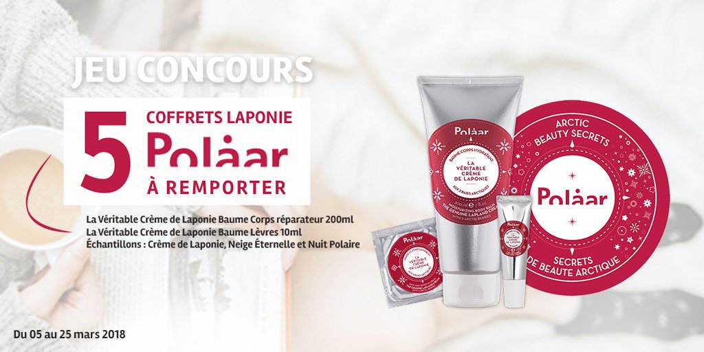 #JeuConcours avec #Polaar Tentez votre chance pour gagner un coffret de soins Laponie ! Pour jouer : bit.ly/2FkwRwp