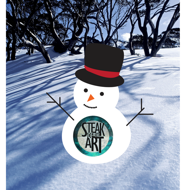 **SOTA SNOW UPDATE** (We just like to re-post this cute snowman pic) CARDIFF, our restaurant is CLOSED TODAY (2/3/18). We will open from 12pm as normal tomorrow. For any enquiries or emergencies, email cardiff@steakoftheart.co.uk.