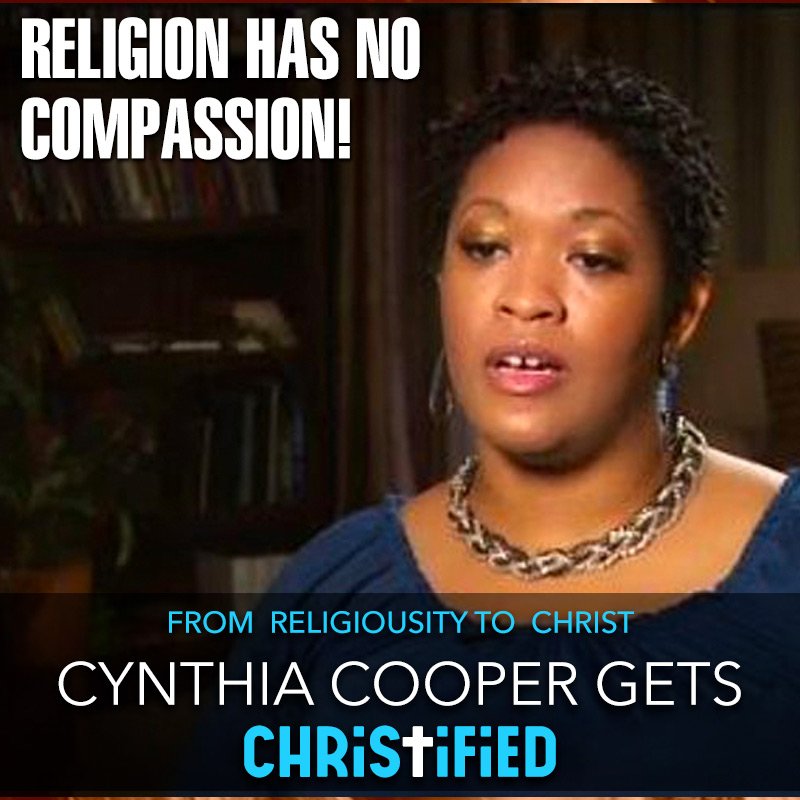 GetChristified's tweet photo. From #religiousity to #Christ. Cynthia Cooper gets #Christified. View her #testimony here: https://t.co/dijdChl1gt https://t.co/idt0zv7UP3