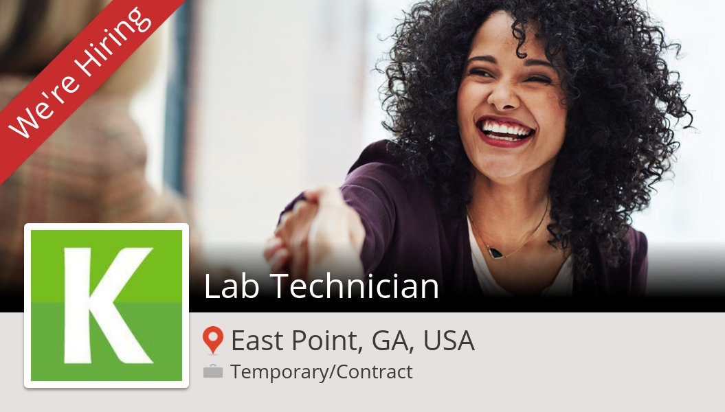 shellybaber's tweet photo. #KellyServices is looking for a Lab #Technician in #EastPoint, apply now! #job https://t.co/gcDFYdvCh7 https://t.co/okXNTeXeeh