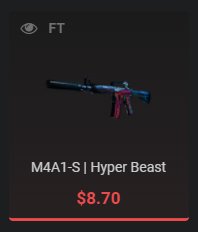 VirlOasis's tweet photo. 🎉M4A1-S | HYPER BEAST GIVEAWAY🎉

TO ENTER :
✅ FOLLOW @CSGONadeGG
✅ RT
✅ TAG A FRIEND

#CSGOGiveaway

24 HRS! GL! https://t.co/FLNvyerrRH