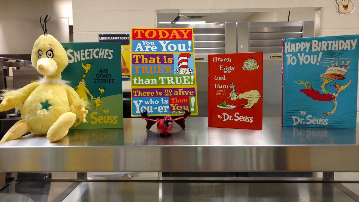 Happy birthday Dr.Seuss!!!🎈🎂🎁🎉 Green eggs and ham breakfast. <a href="/EMESMustangs/">EastMont Elementary</a> <a href="/HinkleyTheresa/">Theresa Hinkley</a> <a href="/MarkMiear/">Mark Miear</a> <a href="/mcps/">MCPS</a>