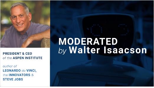 LizziMatt's tweet photo. March 10: our Trailblazers podcast series with @WalterIsaacson will be LIVE at #SXSW . Sign up now!!! Watch live stream. Epic guests to talk about humanity can live in harmony with robotics. #HumanMachinePartnerships
https://t.co/9BEqXqp5pd https://t.co/t9Z3Pe8jzM