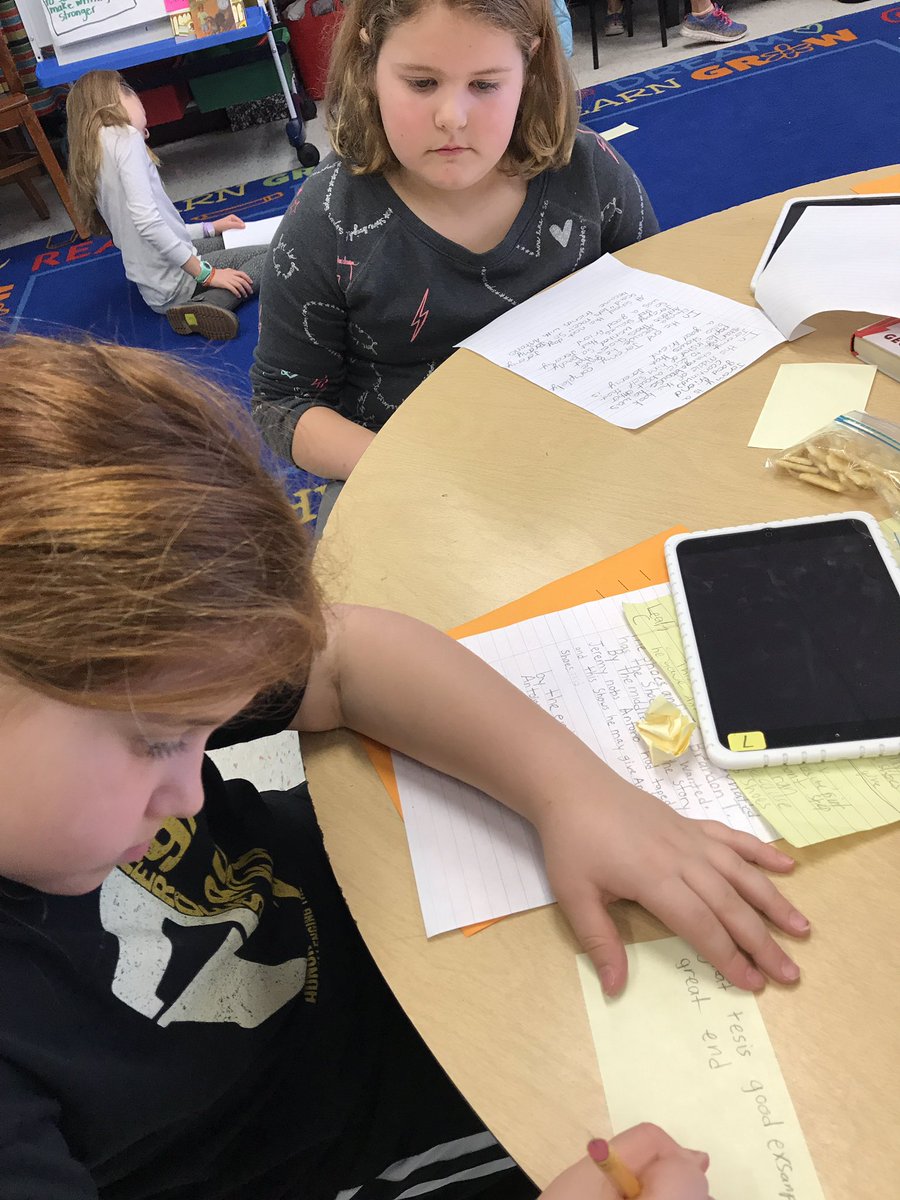 mehst's tweet photo. Celebrating the end of Bend 1 of our Baby Lit Essay by finding the parts of a good essay in our partner's essay. We are providing feedback like a "coach" @coachcr12 @tkaloochi @SASD_SalfordHil https://t.co/TgqV8hHQrI