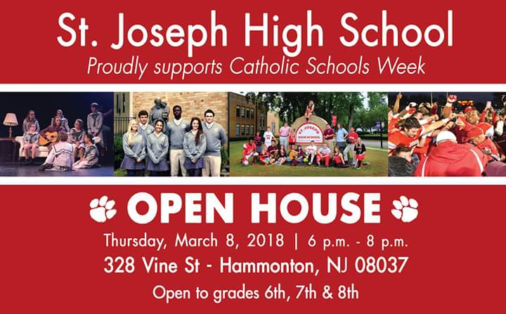 Save the date for next week's Spring Open House! We will also have Instant Acceptance to those who apply - Please bring 8th Grade Report Card for review!