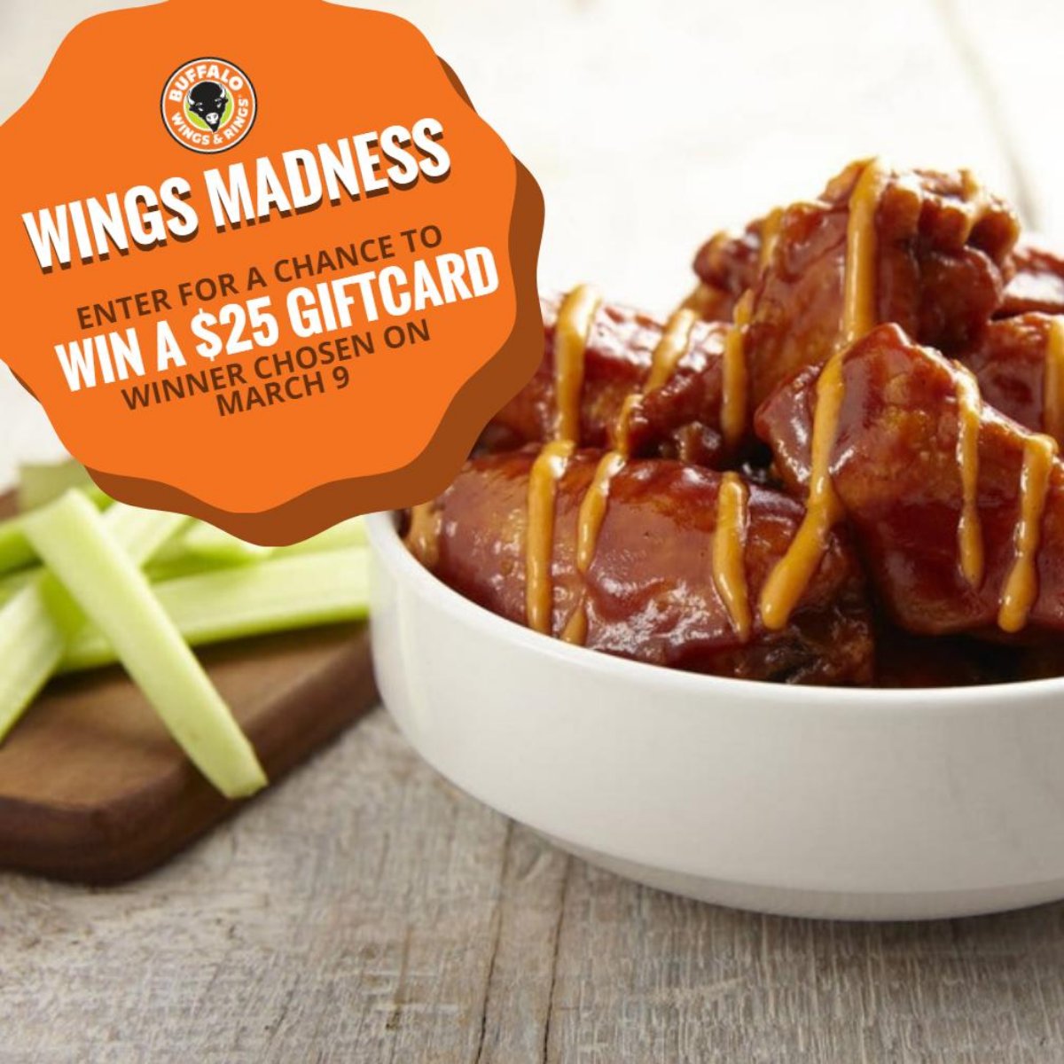 It's Wings Madness, everyone! Like and comment with your favorite wings flavor for a chance to win.