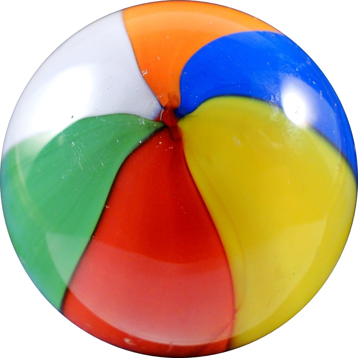 CollectMarbles's tweet image. Contemporary Handmade Beach Ball by Rolf and Genie Wald. Circa 2000. 1-3/4". Estimated value $75-$125. #marbleoftheday #marble  #marbles #marblecollecting  @CollectMarbles