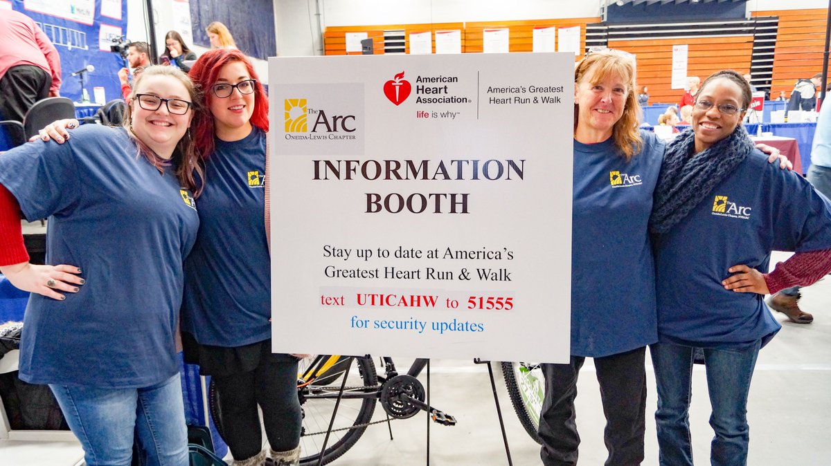 The_ArcOLC's tweet image. Snow - what snow? We're at the @HeartCNY Heart Run &amp;amp; Walk Expo at @uticacollege . Need some info? The Arc has you covered. Come on out and say hi! #snowproblem #snowworries