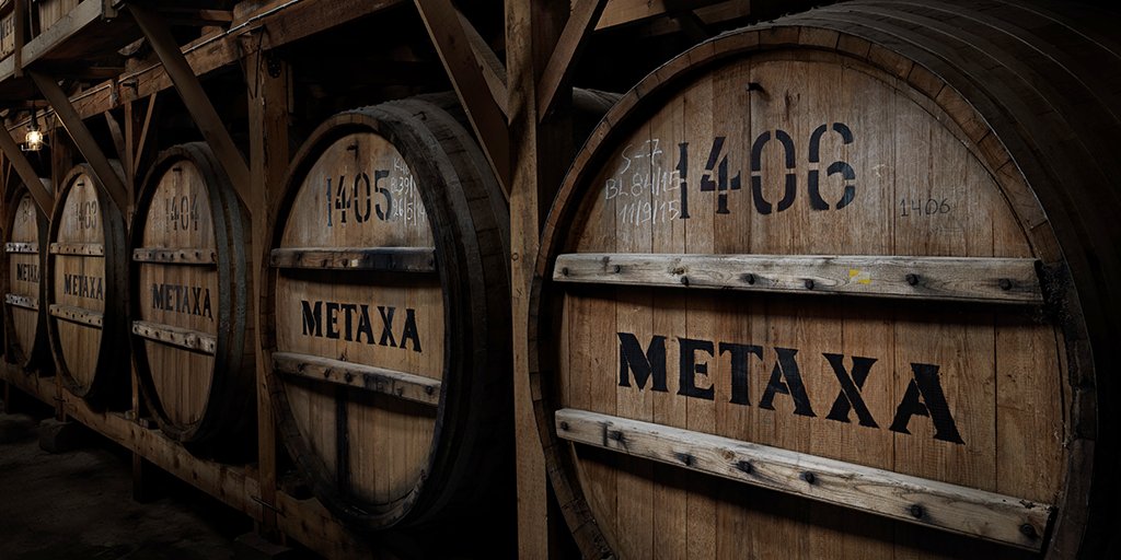 In this forest of oak casks, the magic process of METAXA Creation takes place. #METAXACellars
