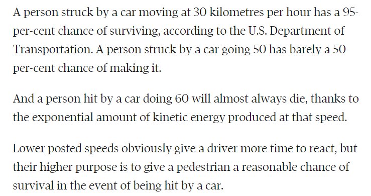Love30ca's tweet photo. ❤️ BRAVO @globeandmail for embracing 30 km/h limits.❤️
Because speed is ALWAYS a factor.
https://t.co/svZb7spQRI #VisionZero #Toronto https://t.co/vocRo7ZBug
