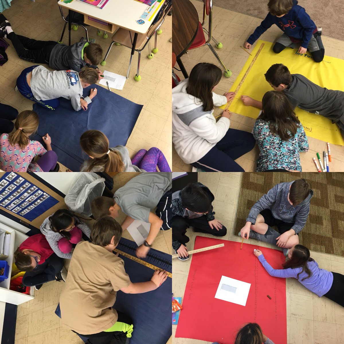 christinpuchal1's tweet photo. 4th grade long jump line plots in the making! #MASDmath #MASDproud #elemmathchat https://t.co/UJi0XoKVSX