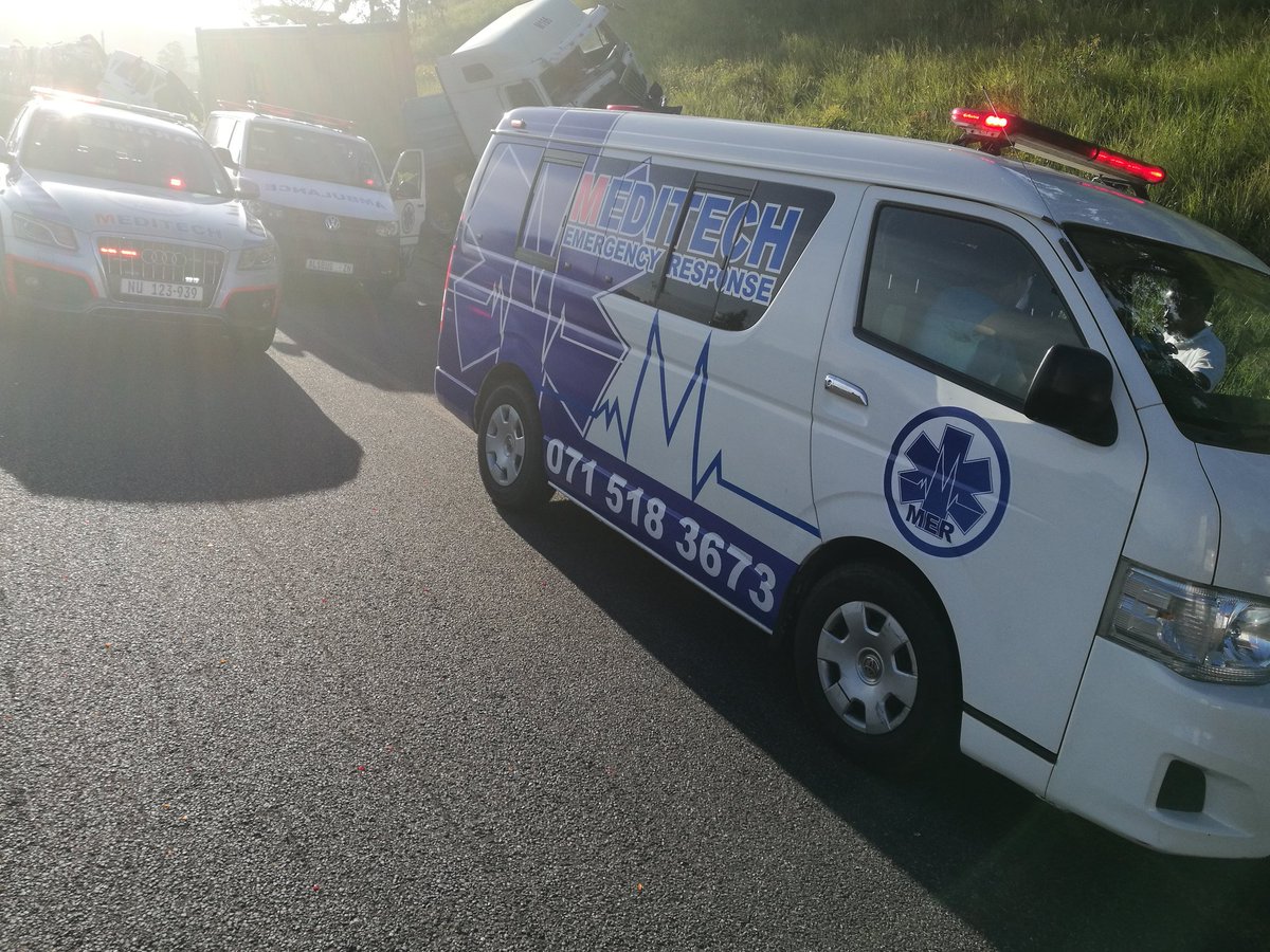 MeditechER's tweet photo. N3 Marionhill toll to Durban  Multiple vehicle MVC Meditech Er @vemadoc on scene @FatalMoves @HighwayMail @netstartraffic @dbntraffic @TrafficSA @ecrtraffic @EMERGCONTROL @CnnAndreas https://t.co/0DRsvVUi4c