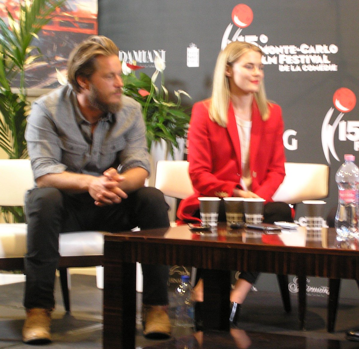 NEWSBROKERcom's tweet photo. "Finding Steve McQueen" #WorldPremiere today at the #MonteCarloFilmFestival in attendance the actors #TravisFimmel, #RachelTaylor &amp; director #MarkStevenJohnson.  I am looking forward to seeing the film. Fantastic!  @A_Mastromauro @EzioGreggio  @Travis_F_Tweets #Movies https://t.co/8ydiBtDYdk