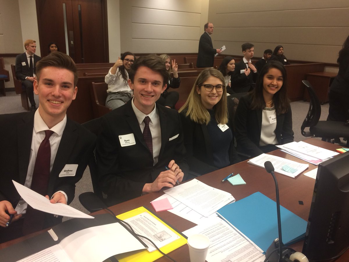 ToshLawKidz's tweet photo. Cawthra’s Mock Trial team is ready for round #1. Let justice prevail! #PMTT @CawthraParkSS https://t.co/gvYMtvJ5Lw