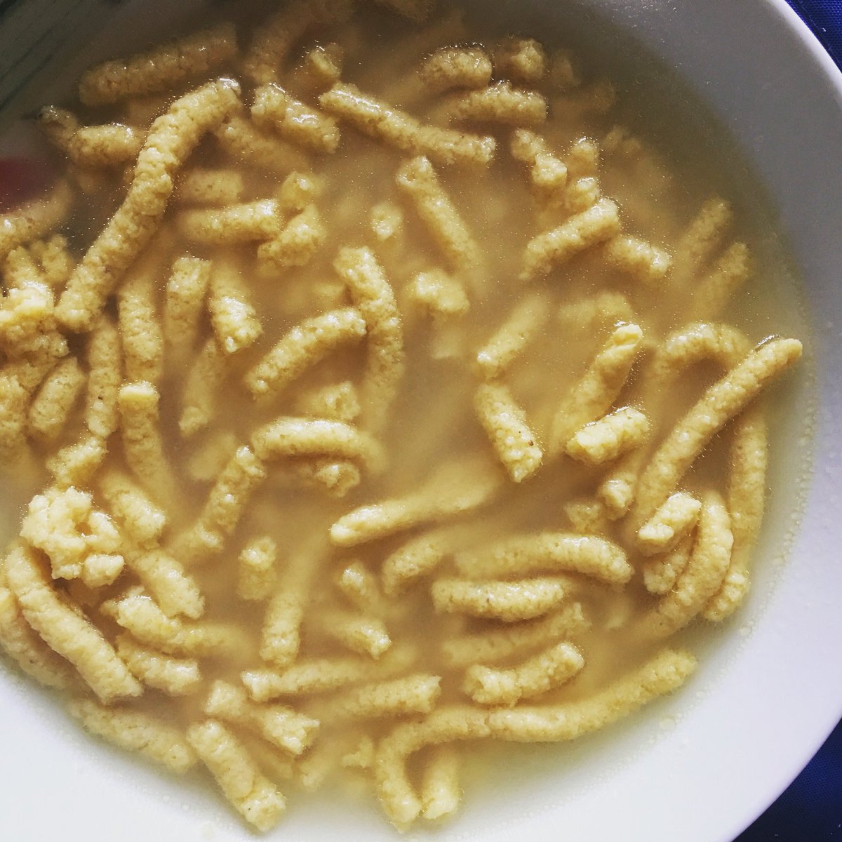 Comfort food I love (from Romagna ❤️): these piping hot ‘passatelli in brodo’ perfect for the cold weather #inEmiliaRomagna