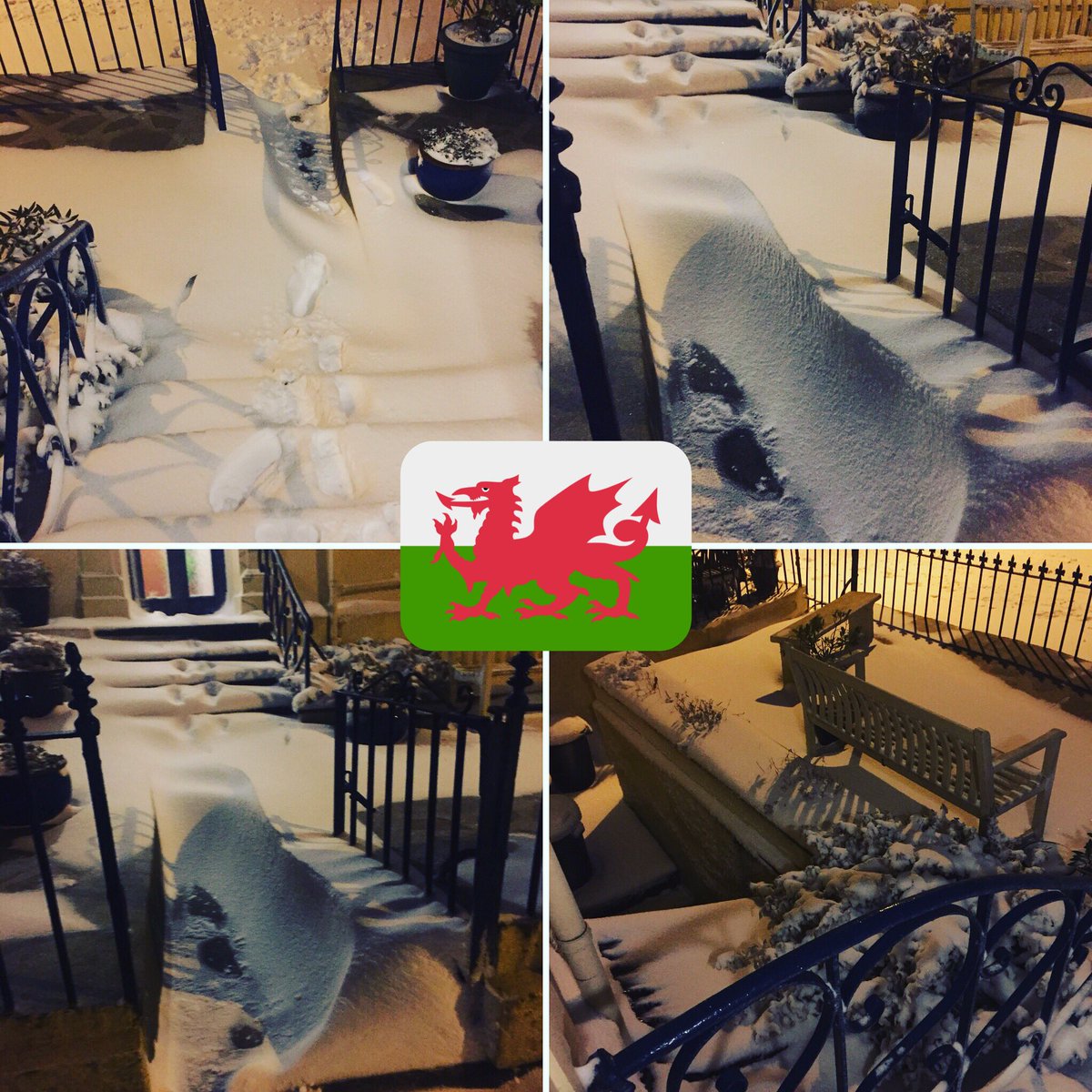 Snow in Tenby #snowdrift #Tenby <a href="/PembrokeStay/">Pembrokeshire Stay</a>  <a href="/TenbyVG/">Tenby Visitor Guide</a>