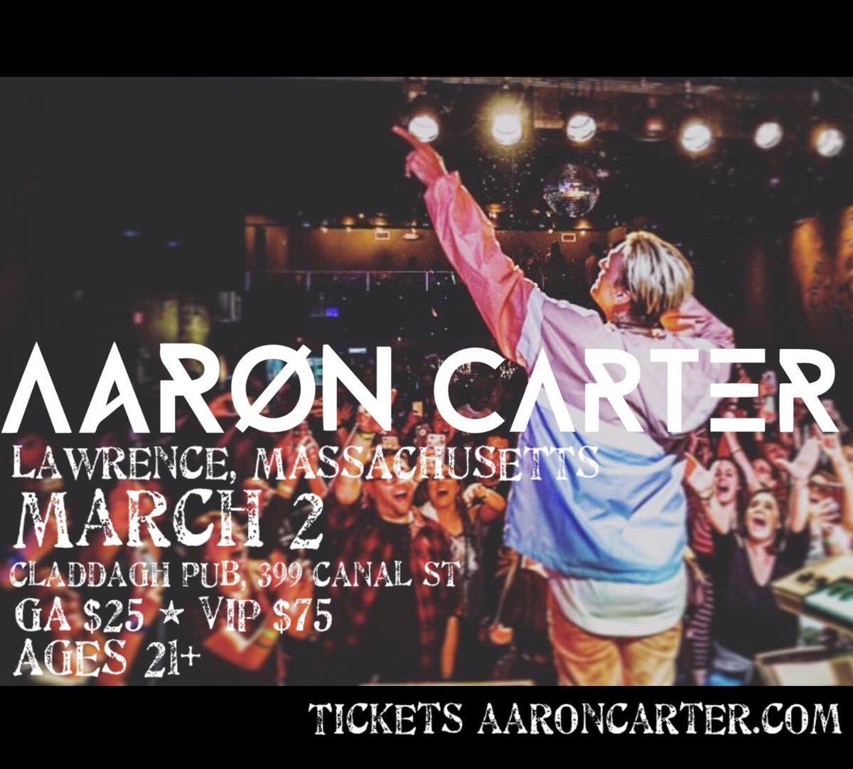 ACST_MASS's tweet photo. WHOS GONNA BE THERE TONIGHT  to see @AaronCarter 🎶🙌🏻😍 tweet us all your videos and photos! Not to late to get your tickets!! 🎫🎫🎫🎫🎫 go to https://t.co/2KqGZxQY3I NOW! https://t.co/38xZMA3G7z
