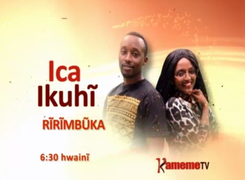 Up next.. ceceni-ini ya #KamemeTv ni tabarira iria ikuigaga ucanjamukite ya #Ririmbuka na <a href="/WanjikuJames254/">Wanjiku James</a>  na @ThatDeejay_W kamemetv.co.ke