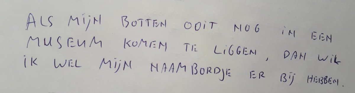 Een aantal leuke berichten uit het gastenboek uit het oude museum.