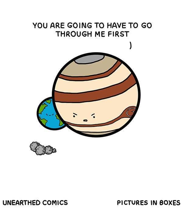 Jupiter Protects Earth From Asteroids