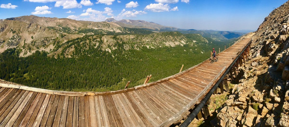 TRAIL OF THE MONTH - ROLLING PASS! Enjoy the pleasant downhill on the West side of the continental divide, while stopping occasionally to enjoy the view and to inspect relics of the railroad. Read more: bit.ly/2F9U8By #MTB #Mountainbike #Colorado #Erie