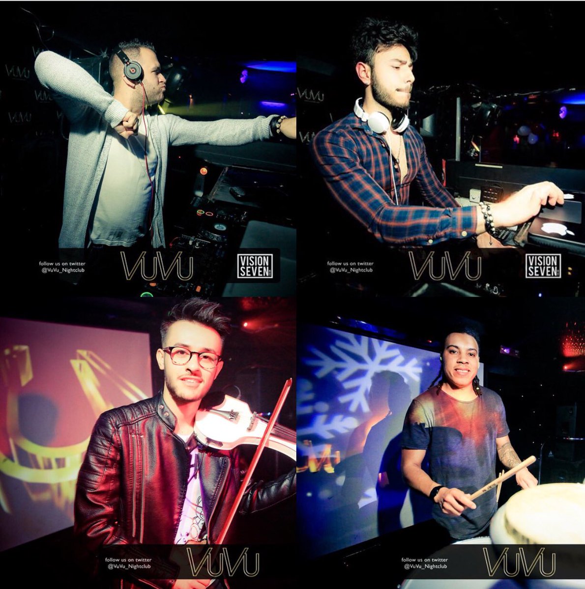 BromleyVillage1's tweet photo. #magicquartet tonight at @VuVu_Club 
Never mind the snow. Open from 10-04am.  🔥🎼🎻💃🥁
Guest List/Tables: https://t.co/jvxXD8Zcha https://t.co/35rFtlrO9E