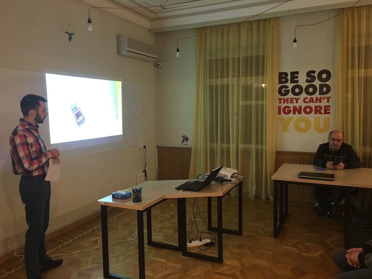 HeroHouseio's tweet photo. OWASP Armenia meetup happening in Hero House now. #ArmSec #owasparmenia #herohouse #EU4Business https://t.co/JhlB2NNhfB