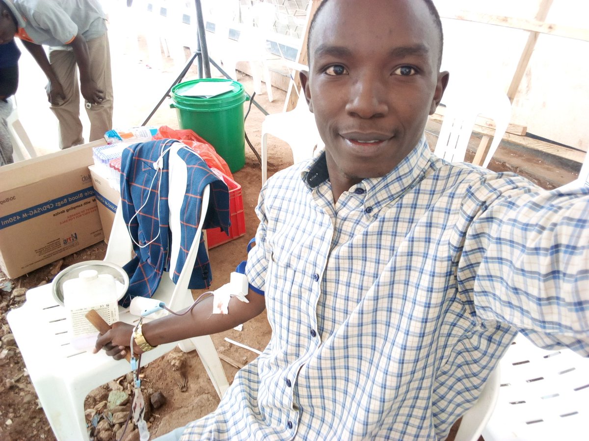 Made a blood donation earlier today. Though I feel a little weak, I also feel like a hero ☺