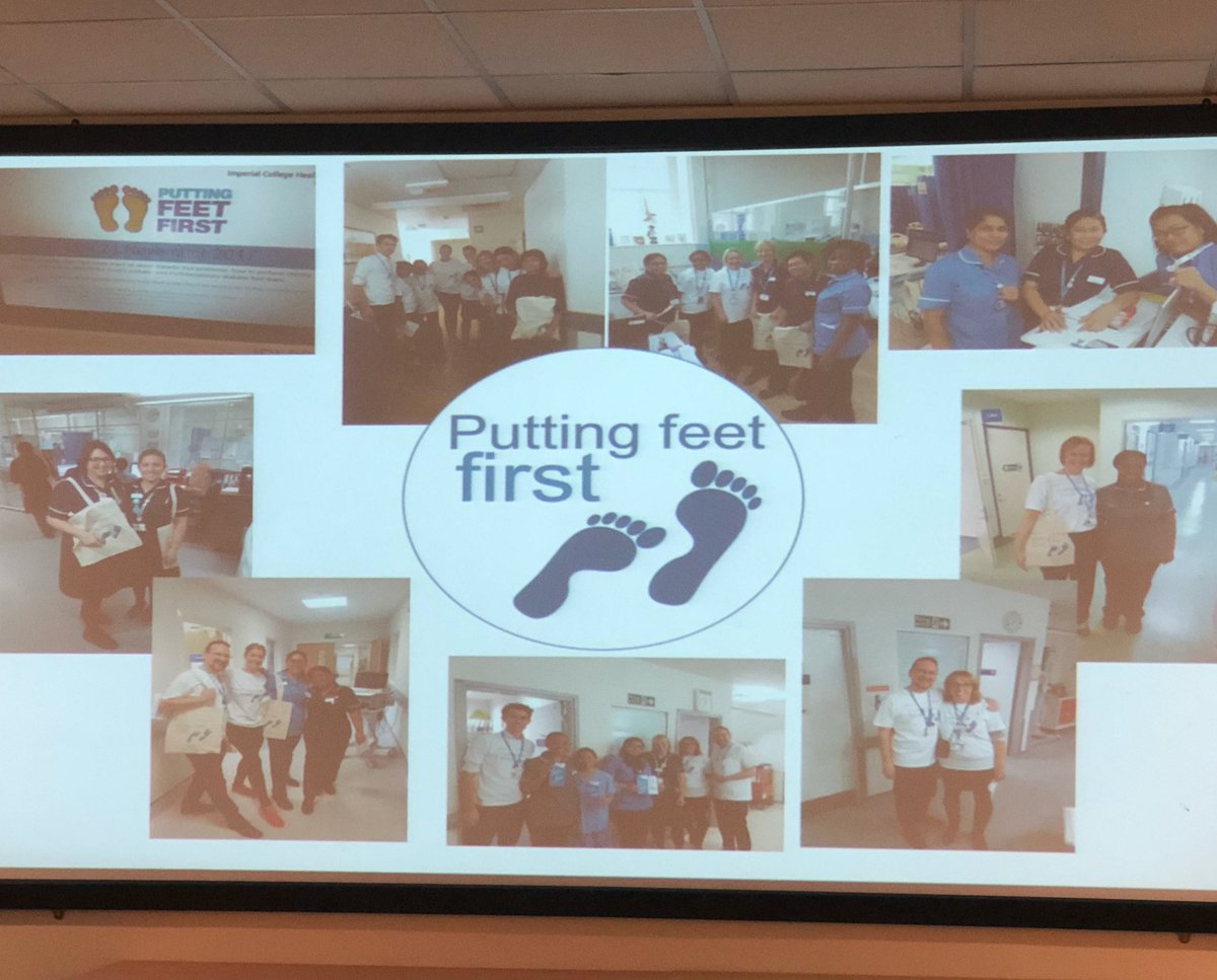 Hearing about all the exciting work in further developing the excellent @ImperialNHS Diabetes Foot Service from @vasia_b20 @C_McNic and the MDT foot team

#diabetes #bigroom