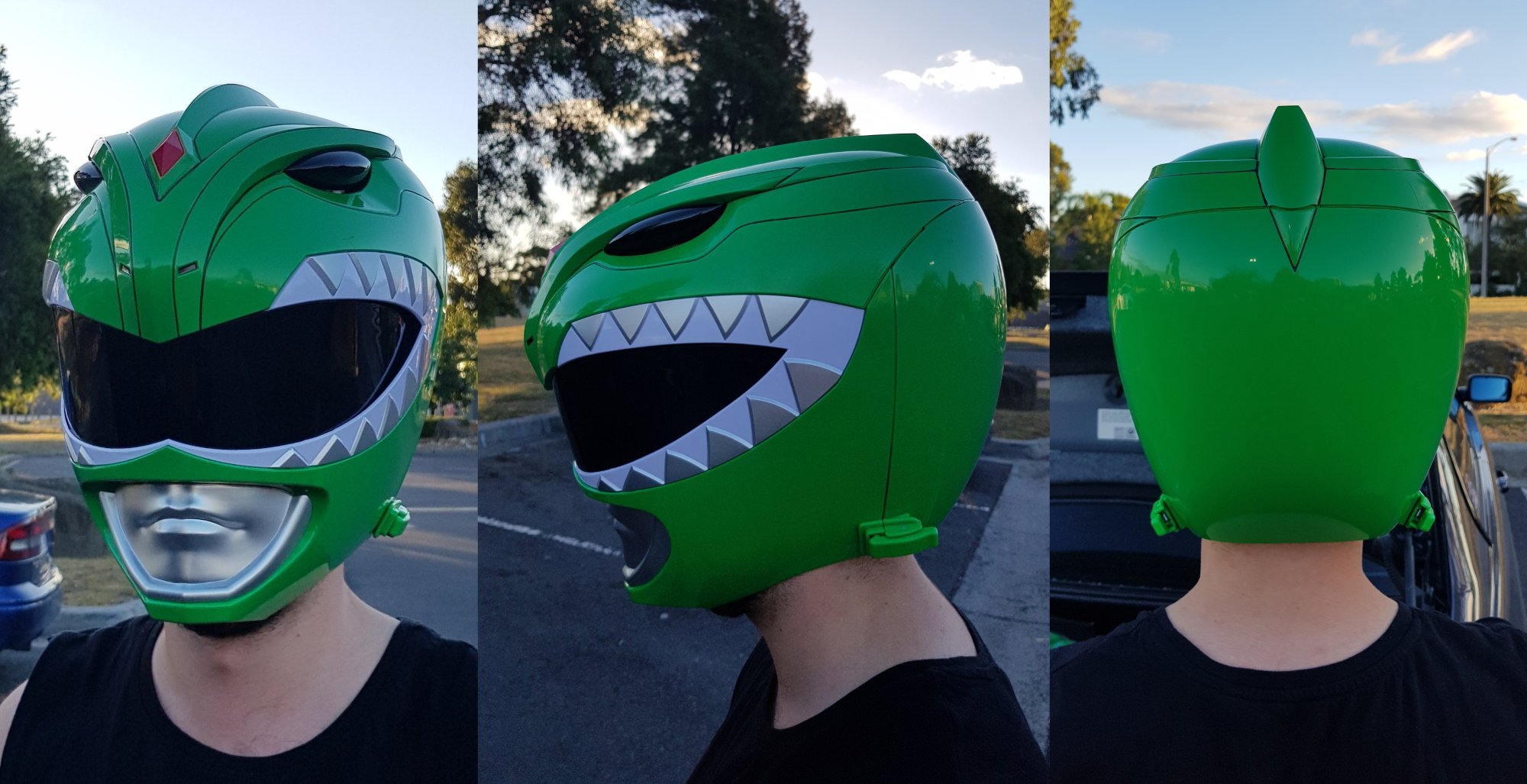 green ranger mini helmet