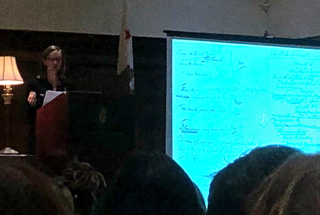 Anna Gibson discusses Dickens’s working notes as helping understand serial formation of longer novels. #INCS2018