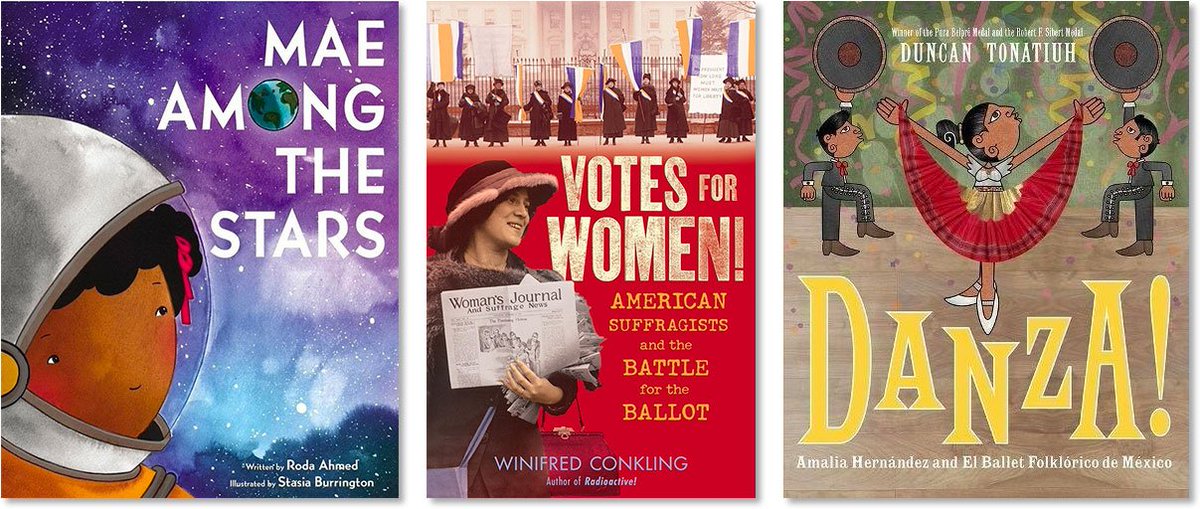 amightygirl's tweet photo. Women's history IS history - but too often it gets sidelined. These 60 books to share with girls and boys will help us work towards a day when kids know history is about the contributions of all of humanity: https://t.co/xCK9vgAcjQ https://t.co/URfbdskI50