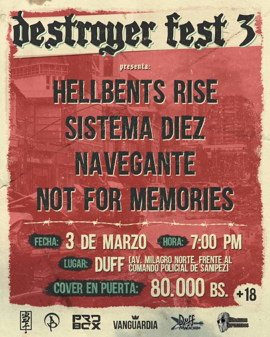 Mañana estaremos en <a href="/duffmcbo/">DUFF PIZZERIA</a> junto a los panas de <a href="/HellbentsRise/">Hellbents Rise</a> <a href="/NotForMemories/">Not For Memories</a> @bandanavegante