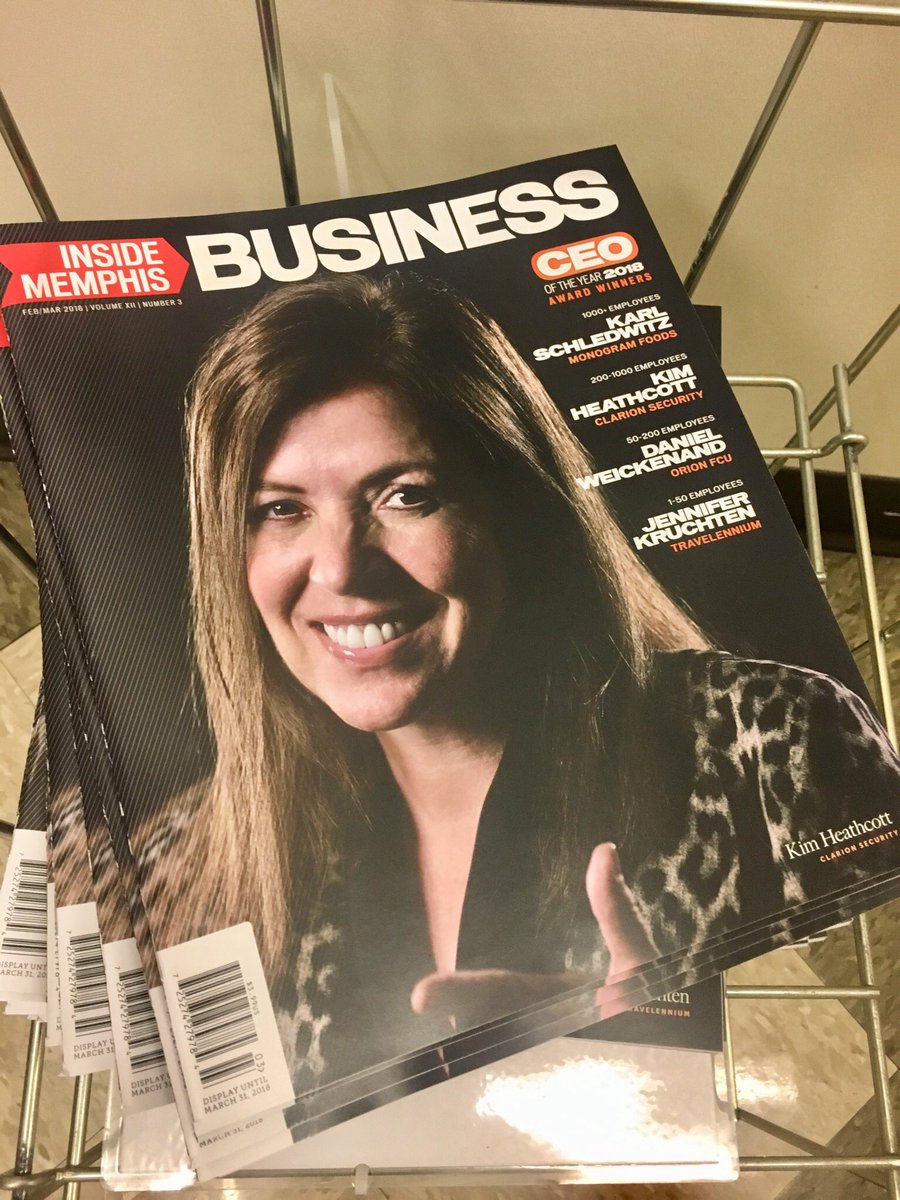 MemphisChamber's tweet image. Great to see familiar faces on the cover of @insidemembiz! Congrats to award-winning Chamber member CEOs @ClarionSecurity @MonogramFoods @OrionFCU.