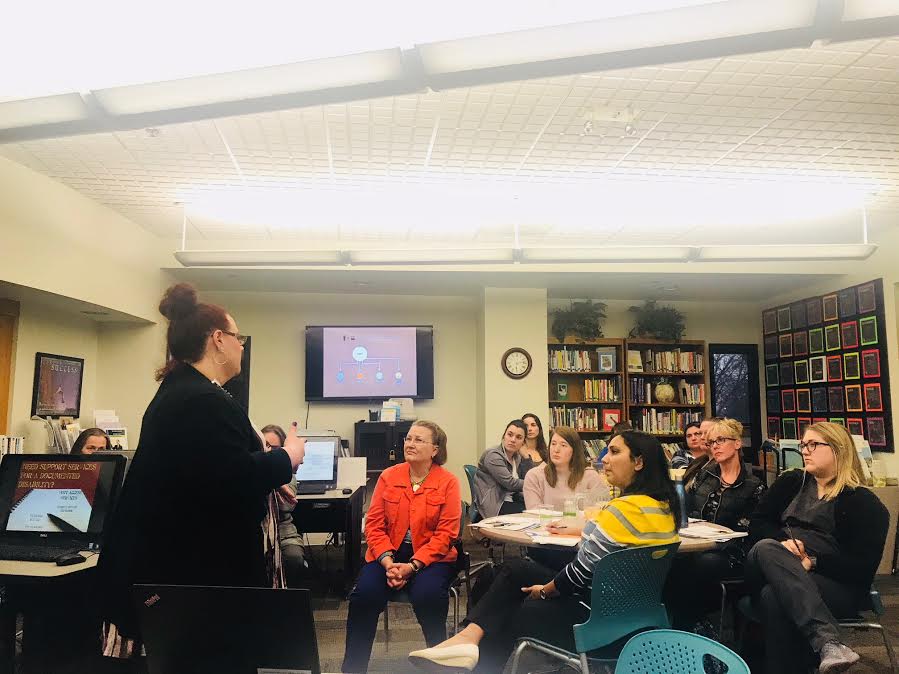 JCCC_HCIS's tweet photo. HCIS students attending conversation with Children's Mercy Career Session! https://t.co/VFnM2NAvVn