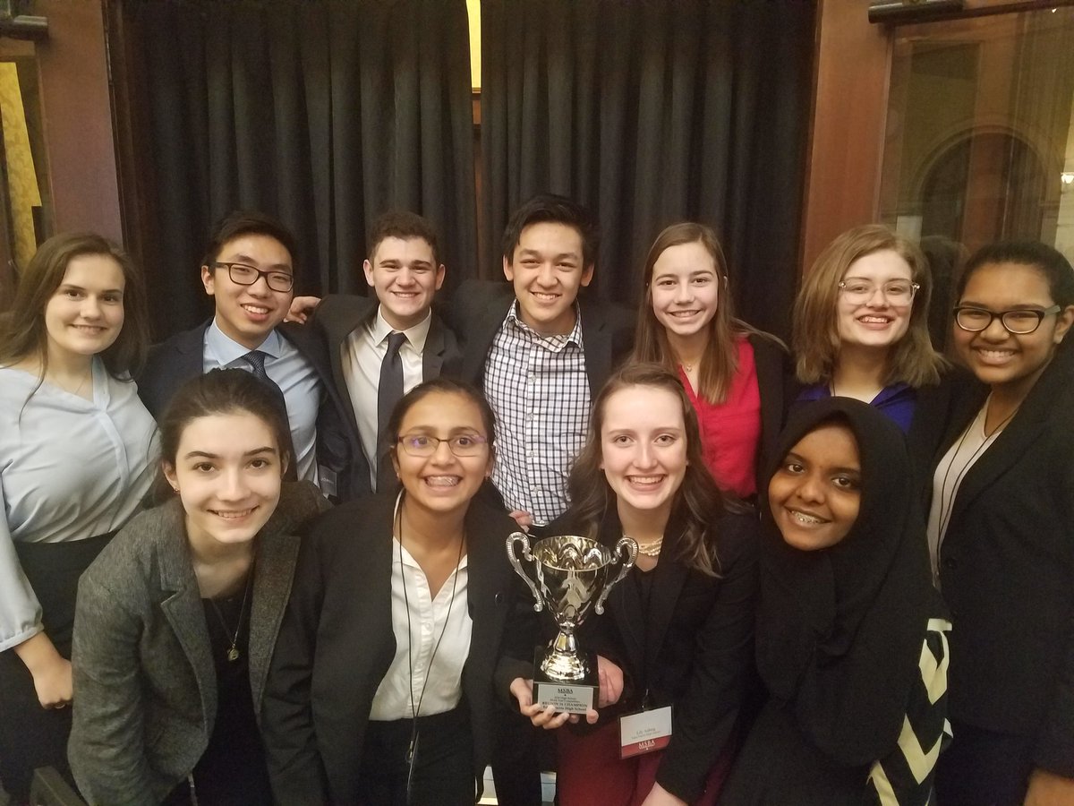 MsJacksonEPHS's tweet photo. A million congratulations to the Eden Prairie Mock Trial team on their fantastic performance at the state tournament! Special shoutout to Dharshini Anugu on being named one of the top 12 attorneys in the entire state. Impressed and proud don't even begin to cover it! 🏆❤ https://t.co/1yvz8IgNnF