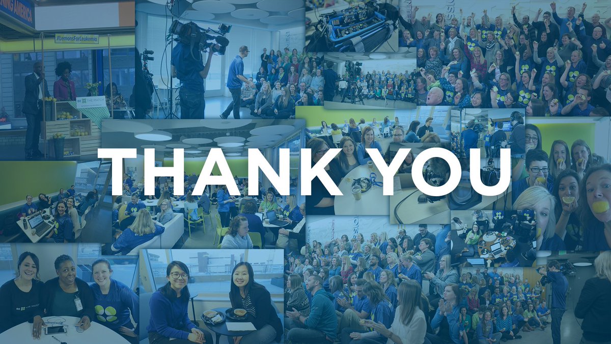 All we can say is, THANK YOU! Thank you to each and every one of our community members and supporters for helping Chris and Dillon set a world record. We saw almost 4,000 new, potential donors join the Be The Match Registry in 24 hours! #lemonsforleukemia @onelistonelife