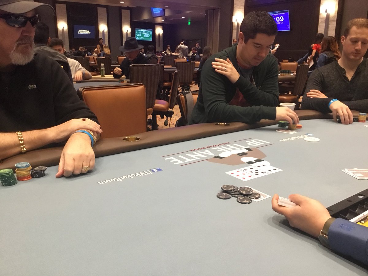stevewgee's tweet photo. Sitting down in the new poker at Thunder Valley for WPT Main. #WPTRollingThunder https://t.co/FLhBPjeE6u
