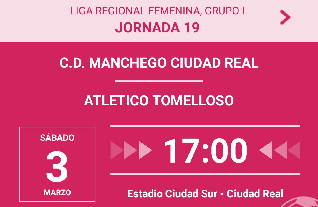 📝MENU PARTIDOS | Estas son las citas de nuestros equipos para este fin de semana (3-4 Marzo):

#BuenFinde #SomosElManchego 🔵⚽🔵