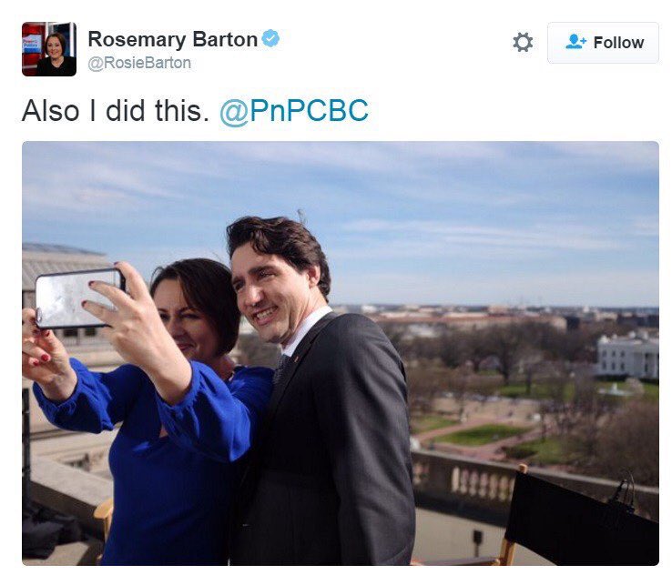 SocialistsSuck1's tweet image. @RosieBarton out on the balcony of the hotel room her and @JustinTrudeau just finished up in. #BiasReporter #PaidToLie