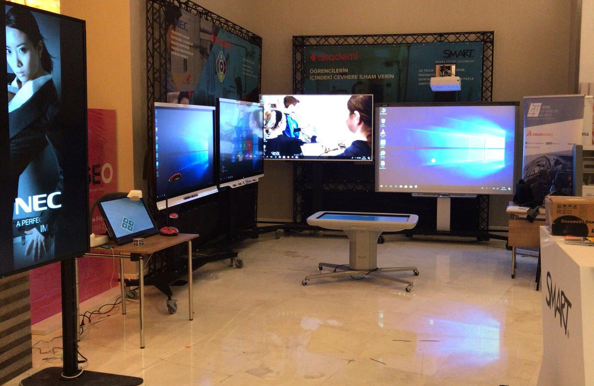 İnteraktif egitim cozumleri yeniliklerimiz ile haziriz, bekliyoruz. <a href="/Akademi_Bilisim/">akademibilisim</a> @NEC_Display_EU <a href="/SMART_Tech/">SMART Technologies</a> #ETZ18