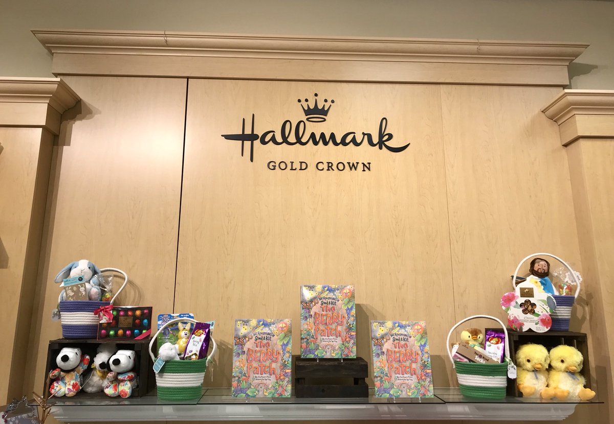 elisempuckett's tweet photo. NOW OFFICIALLY IN HALLMARK! Go visit the NRV Mall location, snap a pic and post it to my Facebook page! @HallmarkNewRiverValleyMall #hallmark #theberrypatch #scoutandkit #easter #shopping #eastershopping #easterbaskets #gifts #childrensbooks #nrvmall https://t.co/NJzVrKsi04