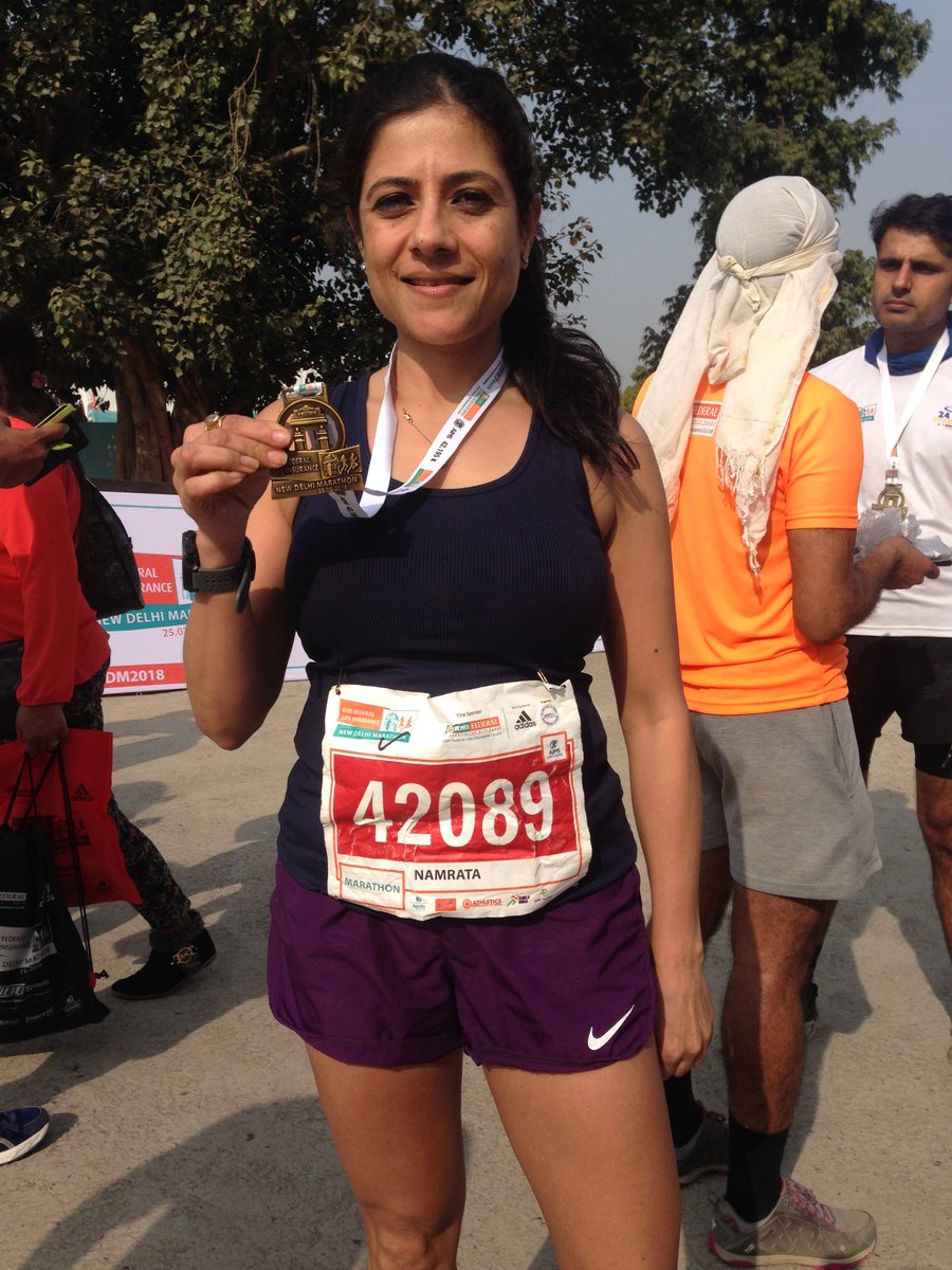 allinrunning's tweet photo. [2018 NDM UPDATE]
Congratulations @n_joshipura on your first #FullMarathon and a #podium finish at the 2018 @NDelhiMarathon. Full story here: https://t.co/bL3v79LFaj 

#WomanPower
#NewDelhiMarathon
#Marathon #Marathoner
#Running #Racing #DistanceRunning
#ALLinRunning #RunALLin https://t.co/5YE8TxsxFY