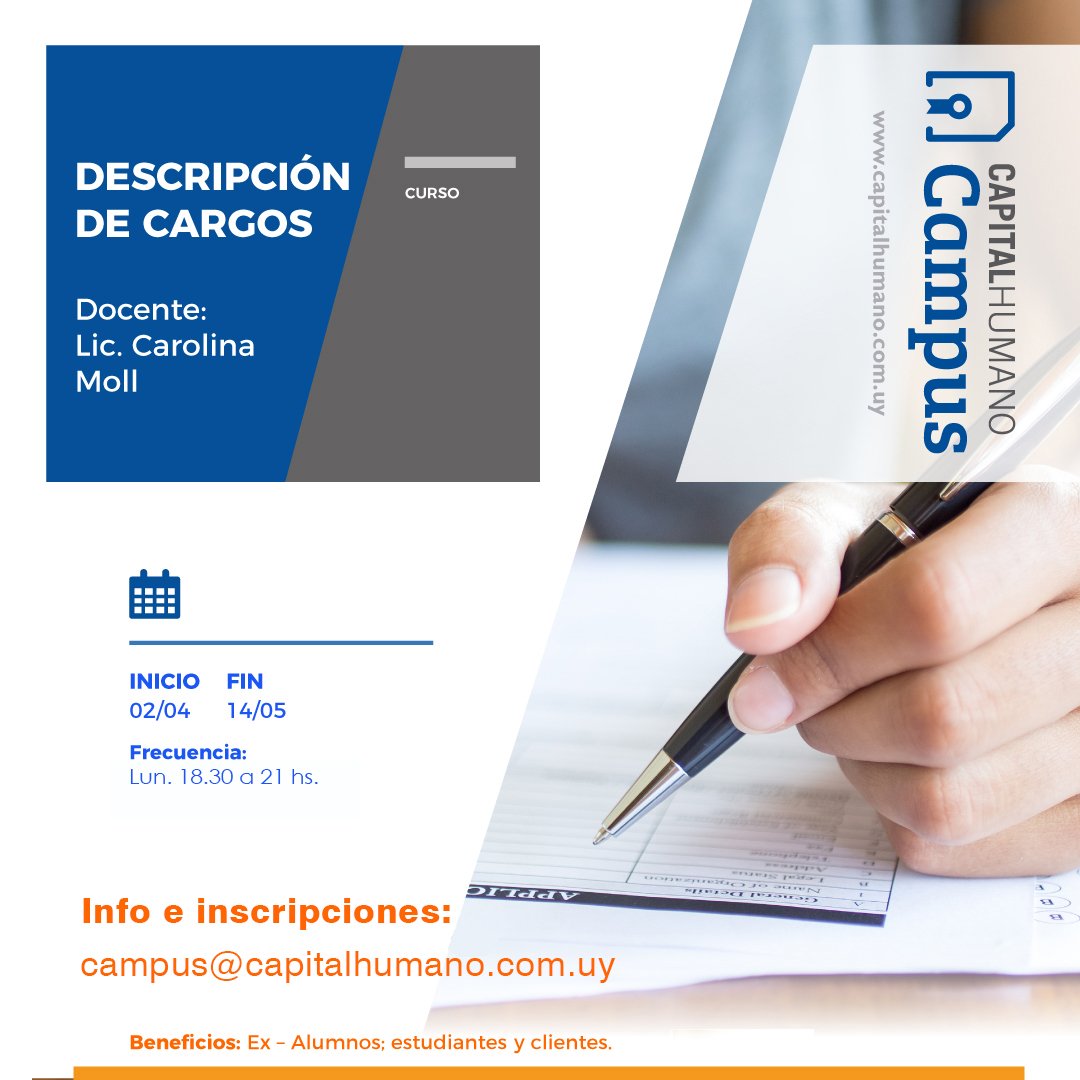 CapitalHCampus's tweet photo. Descripción de cargos! 🎓 (Consultá por descuentos en inscripciones anticipadas) https://t.co/mHbdPBSQMZ