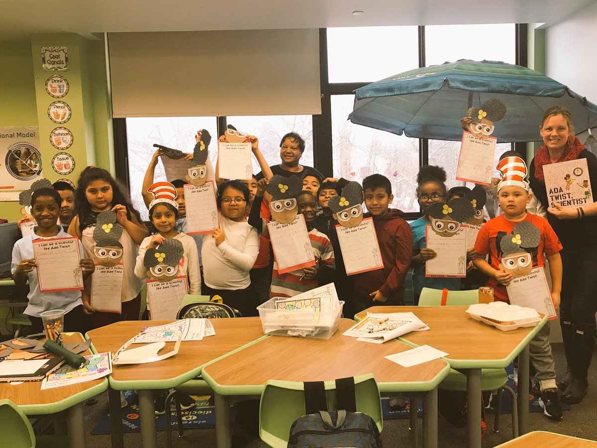 Celebrating Read Across America with “ Ada Twist, Scientist “ Writing and Science activities. @Prncpl_ERuiz