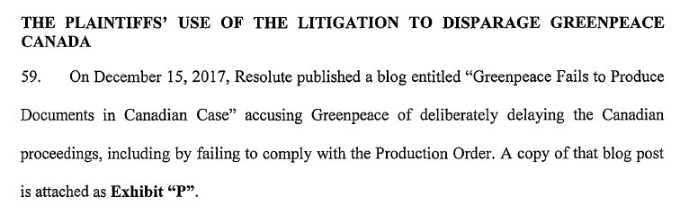ResoluteRecord's tweet image. .@Greenpeace claims that our effort to inform the public about this development is “disparaging:” (3/7)