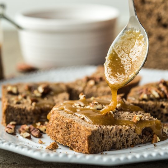 Celebrate the weekend with this sweet treat! Get the recipe for homemade Healthier Caramel Sauce: bddy.me/2FiJYOA