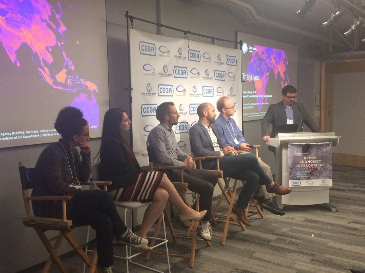 CEGA_UC's tweet photo. Thank you to everyone that came out yesterday for #smartdev2018 to learn about the newest research on #machinelearning and #globaldev!!! https://t.co/McKZVfNmjn