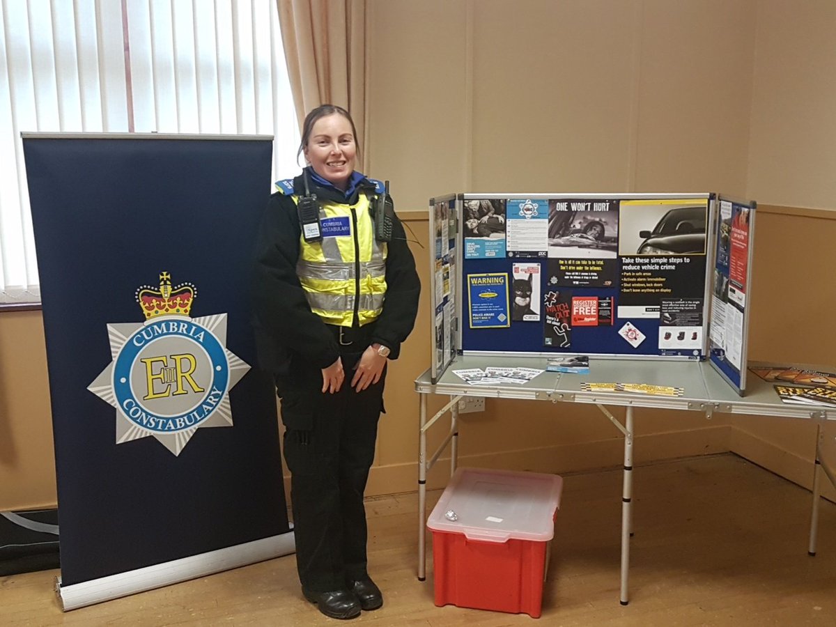 Allerdalepolice's tweet photo. Just half an hour left to come and speak to us in Broughton Village Hall #communitypolicing #policedesk https://t.co/C2NWa5dpJe