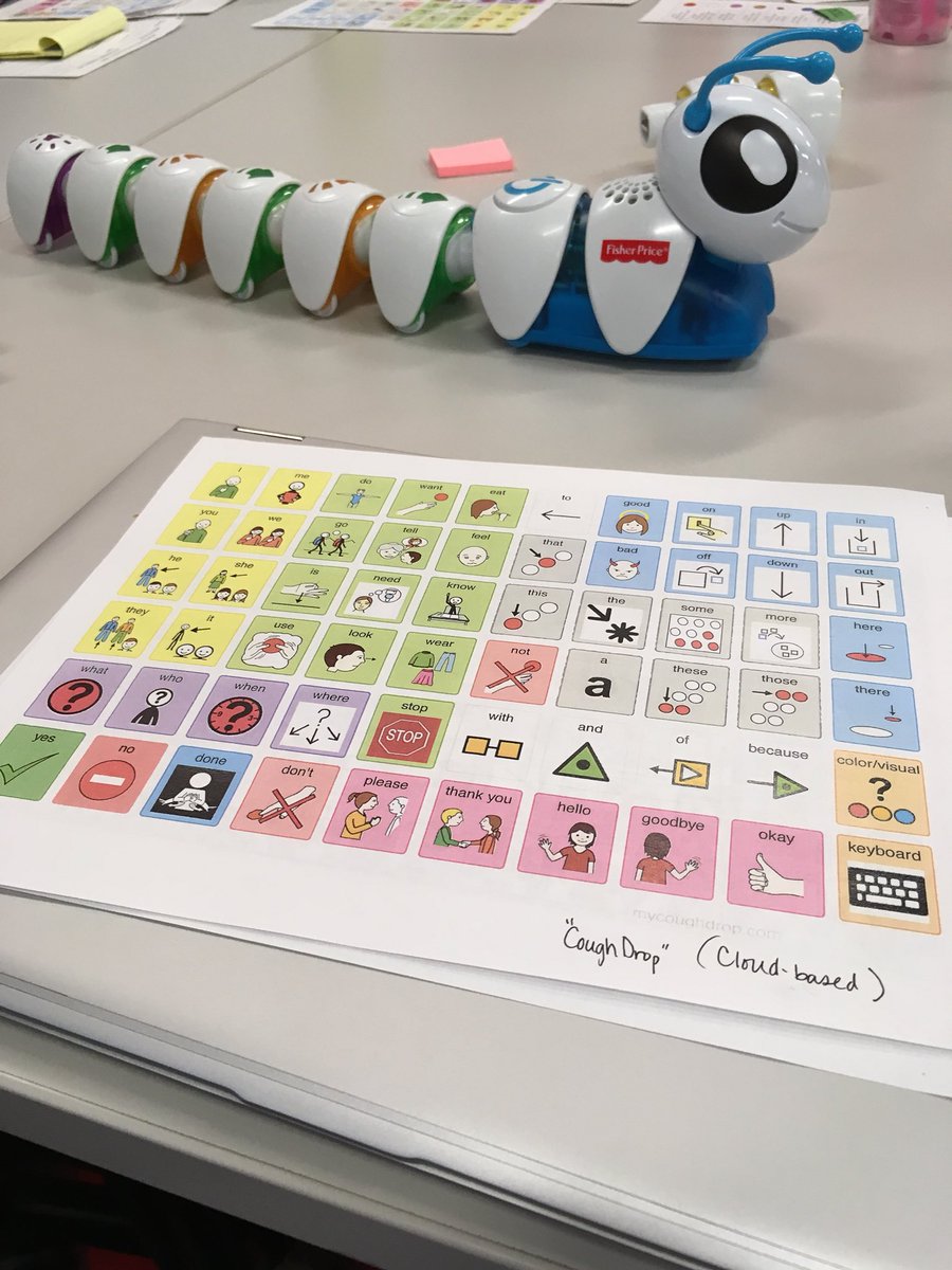 karabletz's tweet image. Wonderful AAC conference today learning about access for ALL learners with @jconradslp #SLP #AAC #TeachingLanguage #Patins #PatinsIcam